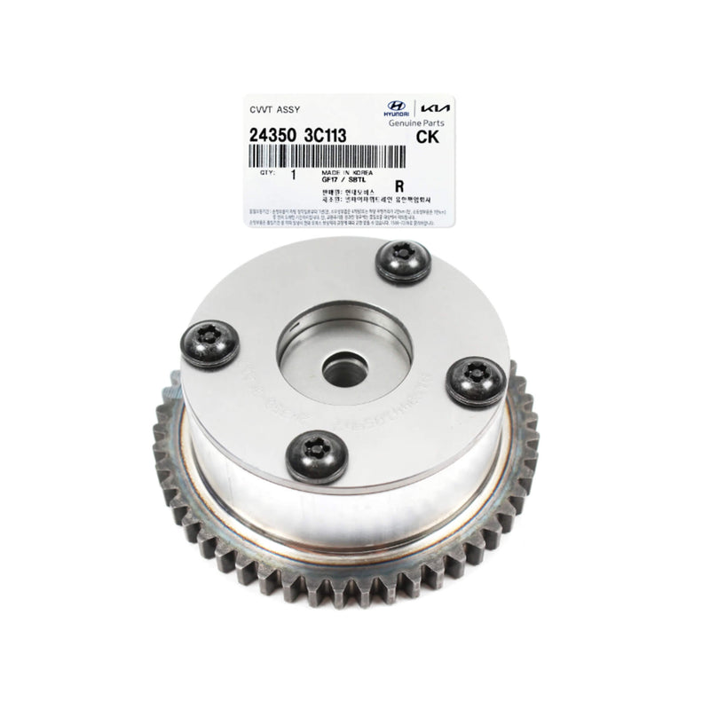Nuevo OEM CVVT Gear 24350 3C113 para Azera Genesis Coupe Veracruz Kia Sorento 