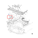Tapa de botella de líquido limpiaparabrisas OEM GM para Chevrolet Colorado