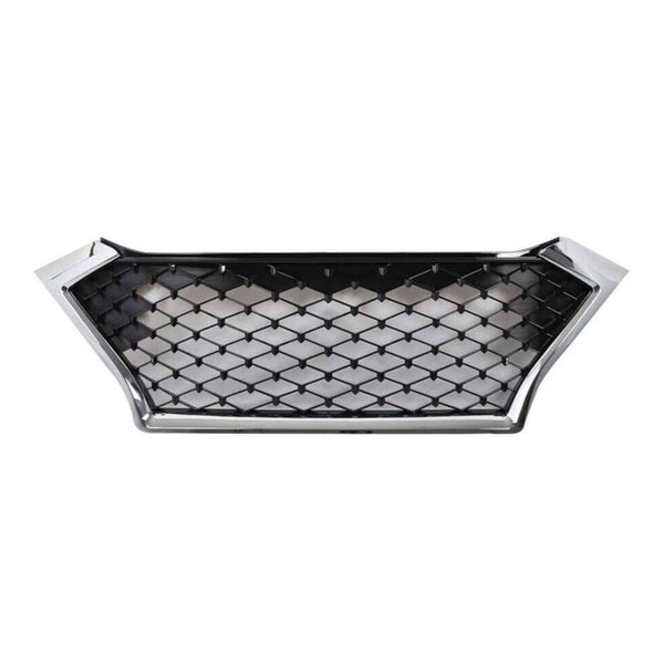 New OEM Front Upper Grille Mesh Gloss Black Grill for Hyundai Tucson 2019 - 2020