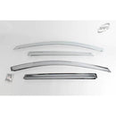 Chrome Window Vent Visor Rain Guard 4PCS K662 for GM Chevrolet Captiva 2006-2017