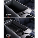 Rubber Coating Console Tray Black for Hyundai Sonata The Edge