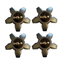 New Wheel Center Hub Cap Dark Gray & Black 52960P2470 4p 1set for Kia