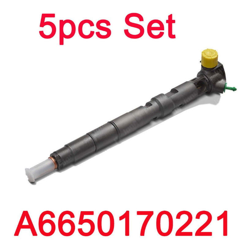 Delphi CRDI Fuel Diesel Injector 5pcs A6650170221 for Ssangyong Rexton EURO 4