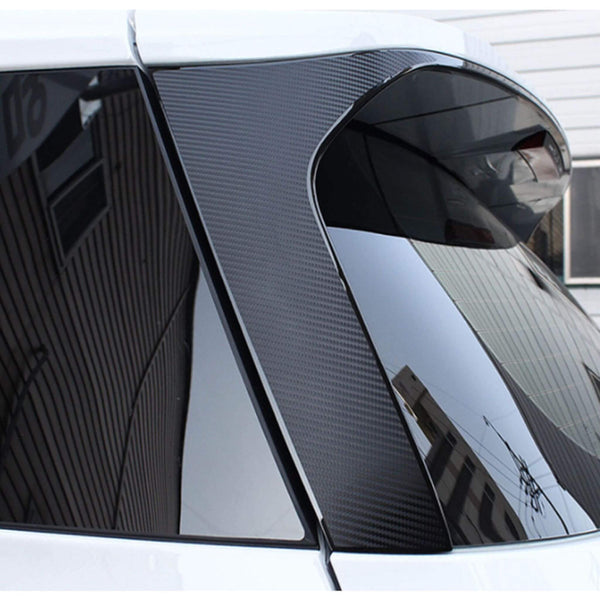 New Interior Carbon Trim Sticker D Pillar for Hyundai Palisade 2019+ (4 Pcs Set)