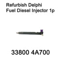 Delphi CRDI Diesel Fuel Injector 33800 4A700 for Hyundai H1, Grand Starex, iLOD
