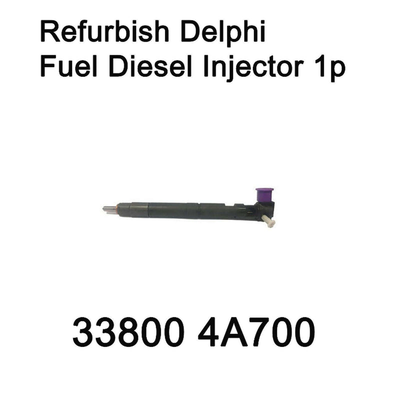 Inyector de combustible diésel Delphi CRDI 33800 4A700 para Hyundai H1, Grand Starex, iLOD 