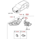 Genuine 92101G3105 LED Head Light Lamp LH+RH 2p Set para Hyundai i30 N