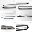 Chrome Window Vent Visor Rain Guard 4PCS Set K719 for Kia Forte 5 Door 2010-2013