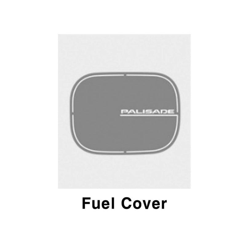 New Interior Carbon Trim Sticker Decal Fuel Cover for Hyundai Palisade 2019+