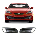 OEM Front Fog Lights Lamp Cover LH+RH 2P Set for Hyundai Genesis Coupe 2009-2011