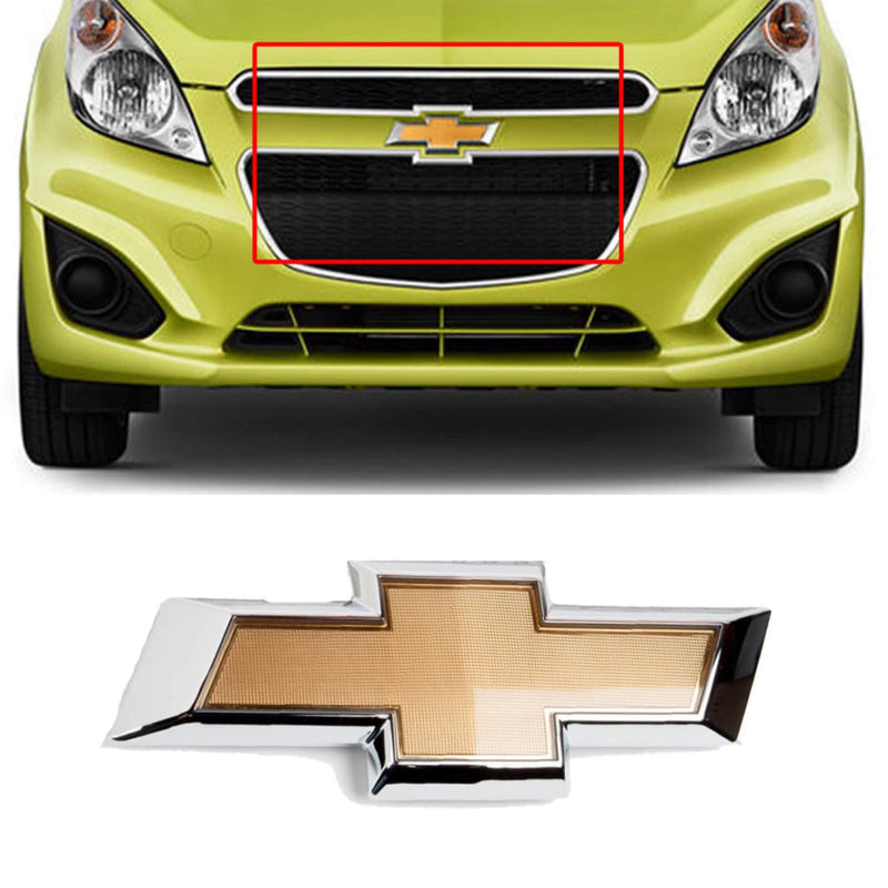 Insignia del logotipo del emblema de la parrilla delantera GM OEM para CHEVROLET Spark 2013-2015 
