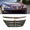 OEM Hood Grille Upper Garnish Molding Set for Hyundai Genesis Sedan 12-14