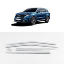 Chrome Window Vent Visor Rain Guard Deflector 4P D233 for Kia Sorento 2021-2022