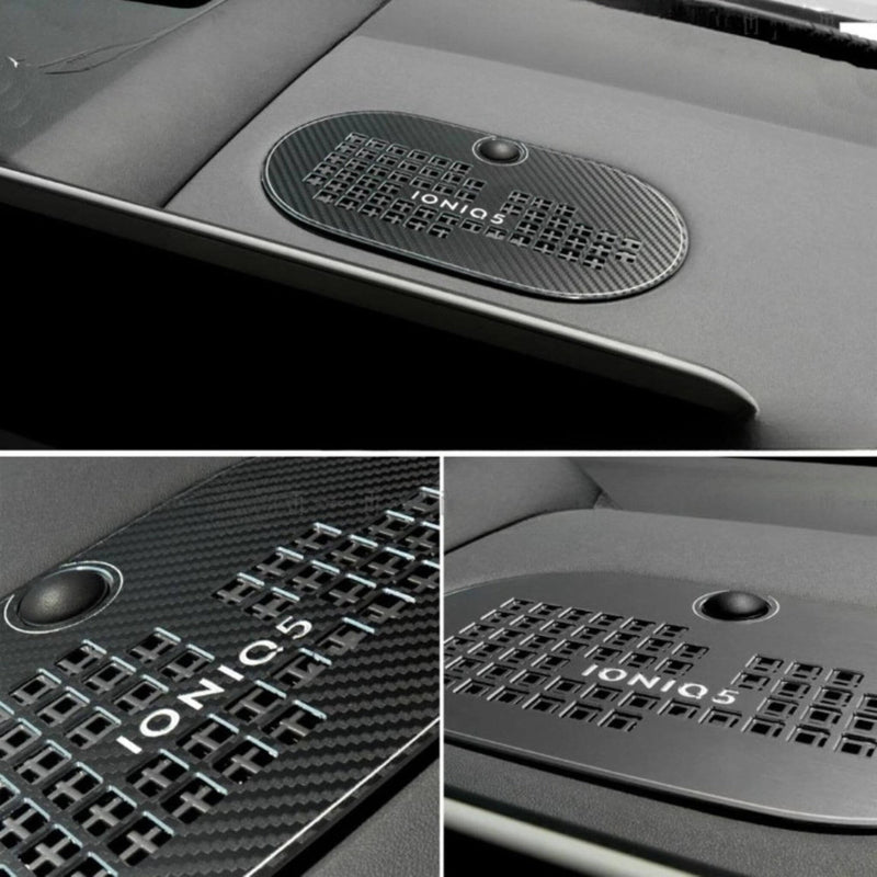Nuevo altavoz interior para salpicadero moldeado de aluminio antiarañazos para Hyundai Ioniq5