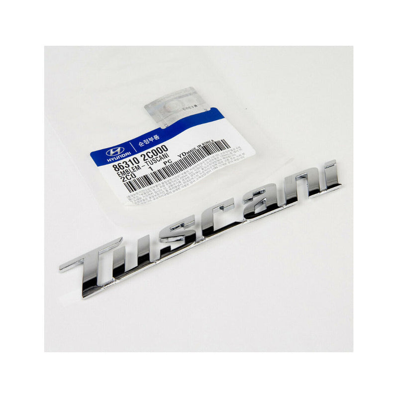 Nueva placa de identificación trasera OEM Tuscani Emblem 86310 2C000 para Hyundai Tuscani 03 - 08