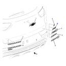 NUEVA placa de identificación del emblema RS de la compuerta elevadora trasera GM 42764320 para Chevrolet Trailblazer 2021-2022