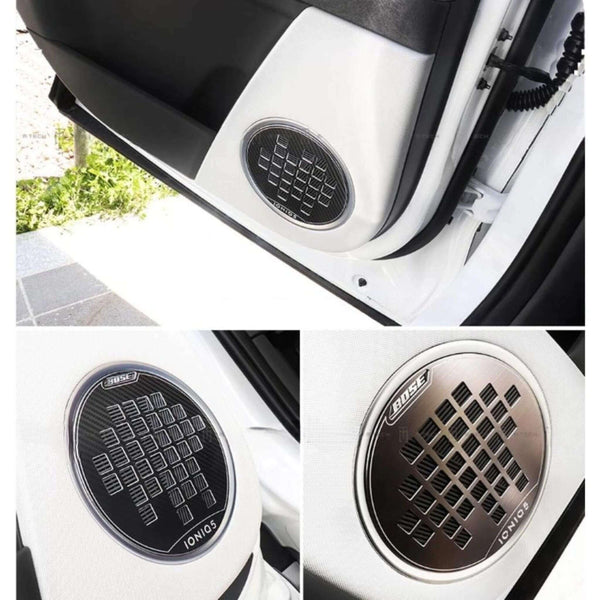 New Interior Decal Speaker Aluminum Molding Anti-Scratch for Hyundai Ioniq5 2022