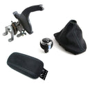 OEM Alcantara Suede Armrest Parking Lever Gear Shift 4p Set for Veloster N 19-21