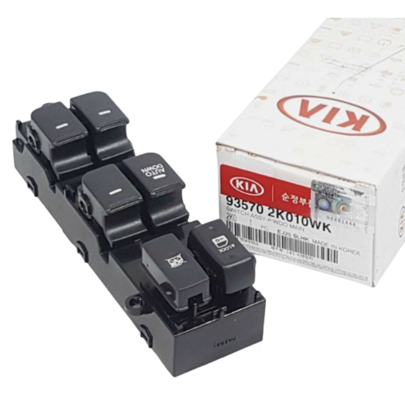 Conjunto de interruptor principal de ventanilla eléctrica OEM 14PINS 935702K010WK para KIA SOUL 2009-2013 