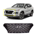OEM 86350-S1100 Bumper Radiator Grille w/o Camera for Hyundai Santa Fe 19-20
