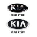 Genuine OEM 'Kia' Logo Rear Trunk Lid & Front Bumper Emblem 863182T000 / 863202T000 Set for Kia Optima 2011-2015