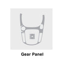 New Interior Carbon Trim Sticker Decal Gear Panel for Kia Seltos 2019+