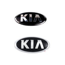 Genuine OEM 'Kia' Logo Rear Trunk Lid & Front Bumper Emblem 863182T000 / 863202T000 Set for Kia Optima 2011-2015