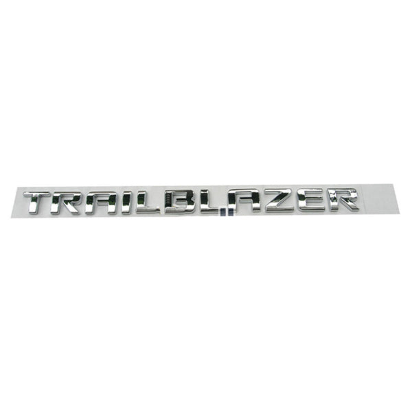 Placa de identificación genuina 'Trailblazer' con letras plateadas 42764314 para Chevrolet Trailblazer
