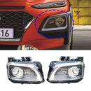 Genuine Head Lamp Light Assembly Front LH + RH 2p Set for Hyundai Kona 2018