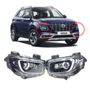 OEM 92101K2200 92102K2200 LED Pair Headlights Lamp RH+LH Hyundai Venue 19-21