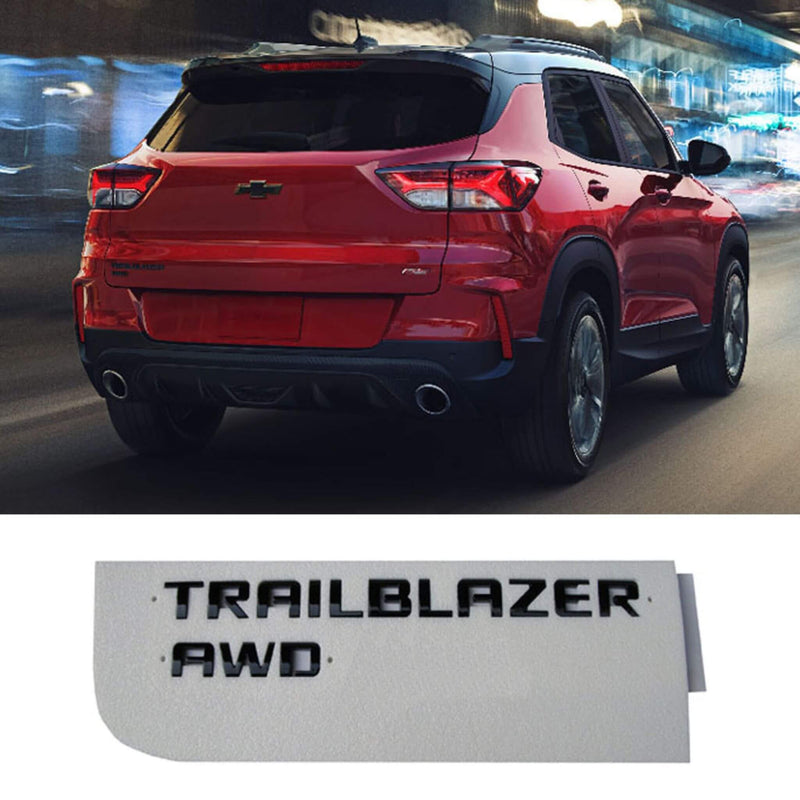 Genuine GM 'Trailblazer' AWD Lettering Black Nameplate 42764317 for Chevrolet Trailblazer