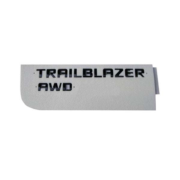 Genuine GM 'Trailblazer' AWD Letras Placa de identificación negra 42764317 para Chevrolet Trailblazer