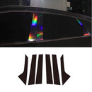 Interior Decal B Pillar Cover Carbon Hologram Anti-Scratch for Hyundai Ioniq5