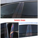 Interior Decal B Pillar Cover Carbon Hologram Anti-Scratch for Hyundai Ioniq5