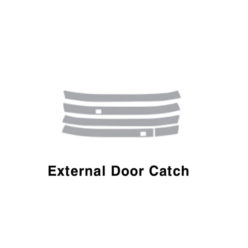 Interior Carbon Trim Sticker Decal External Door Catch for Kia Optima K5 2020+