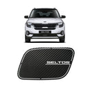 New Interior Carbon Trim Sticker Fuel Cover Decal for Kia Seltos 2019+
