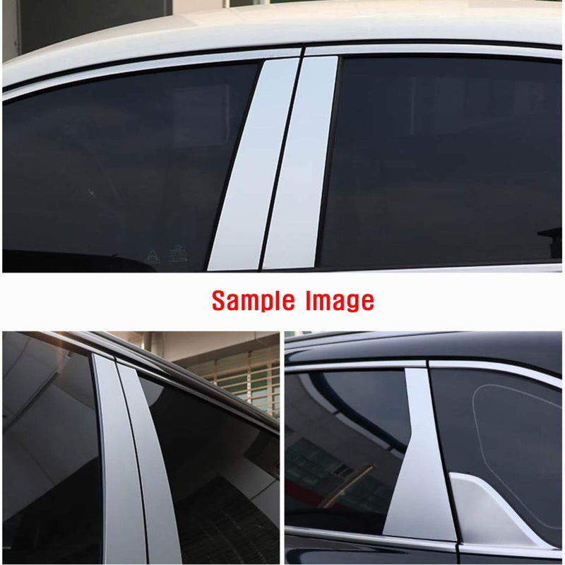 Interior Decal B Pillar Cover Carbon Hologram Anti-Scratch for Hyundai Ioniq5