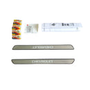 Umbrales LED iluminados para puertas delanteras de acero inoxidable