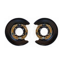 Placa de freno de estacionamiento trasera genuina OEM LH + RH 2p para Hyundai Santa Fe 2010-2012