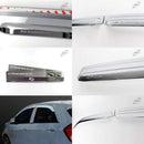 Chrome Window Vent Visor Rain Guard Deflector 4P K723 for Kia Picanto 2012-2016