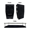 Center Console Cup Holder Multi Strorage Carbon Black for Hyundai Ioniq5 21-22