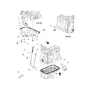 GM OEM Chevrolet Spark 2010-2011 1.2 Engine Oil Sump Pan