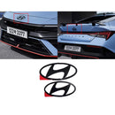 OEM 86300IB000 86302IB000 Matt Black Front & Rear H Emblem for Elantra Avante N