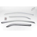 Chrome Window Vent Visor Rain Guard Deflector 4P K723 for Kia Picanto 2012-2016