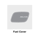 New Interior Carbon Trim Sticker Fuel Cover Decal for Kia Seltos 2019+