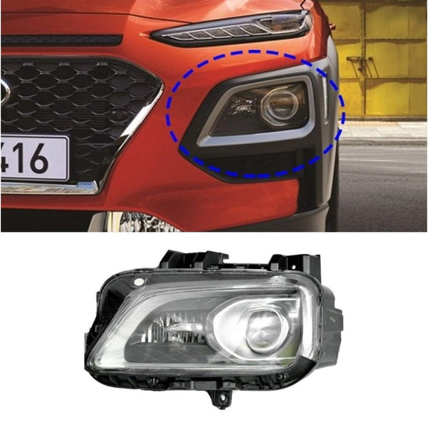 OEM LED Head Lamp Light Assembly Front LH Left 1p for Hyundai Kona 2018 - 2021