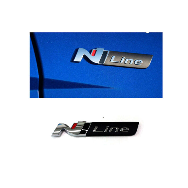 Emblema de placa de identificación exterior OEM Fender RH 86318AA000 para Hyundai Elantra 21-22