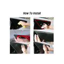 Rear Carbon Wrapping Branchia C Pillar Plate Molding for Kia Stinger 2017-2020