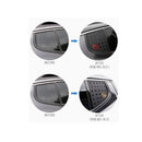 New C Pillar Glass Red Sports Plate Hole E Logo Molding for Kia Stinger 18-22