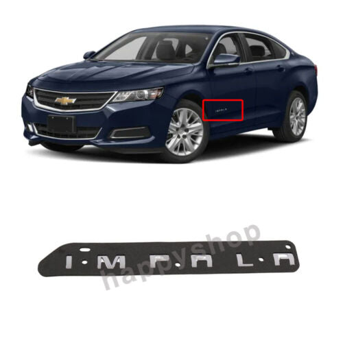 GM OEM RH o LH puerta delantera Impala cromado placa de identificación emblema Chevrolet Impala 14-19 
